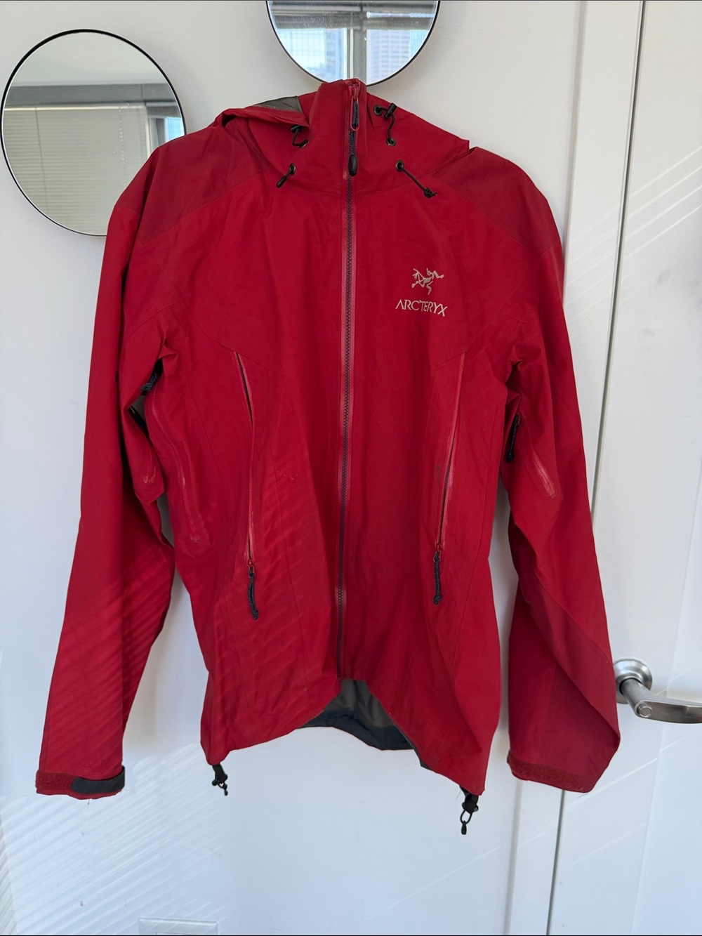 Arc'teryx Red Waterproof Gore Tek Jacket